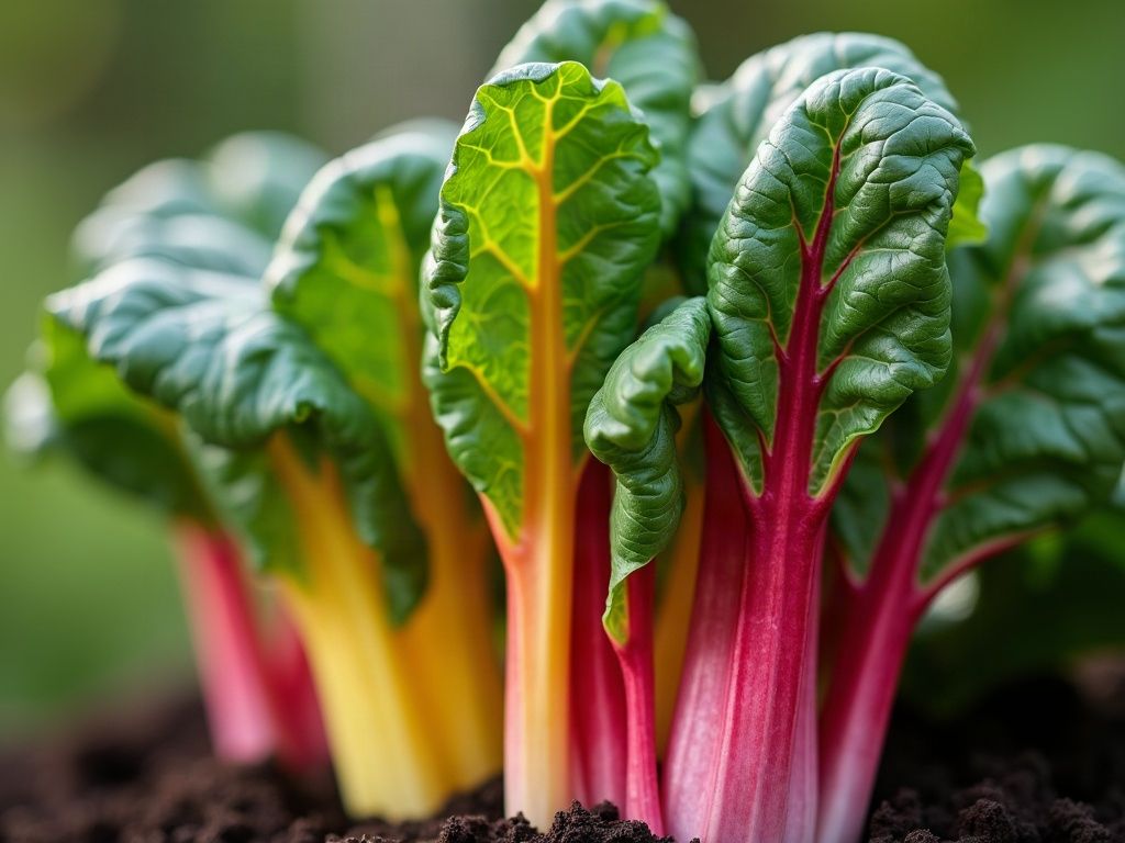 Photograph of Chard growing